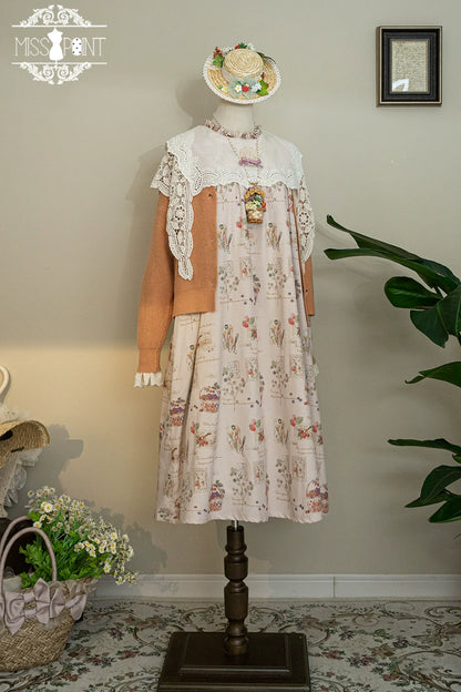 Miss Point - Forest Lolita Small Straw Hat Clip KC Accessory