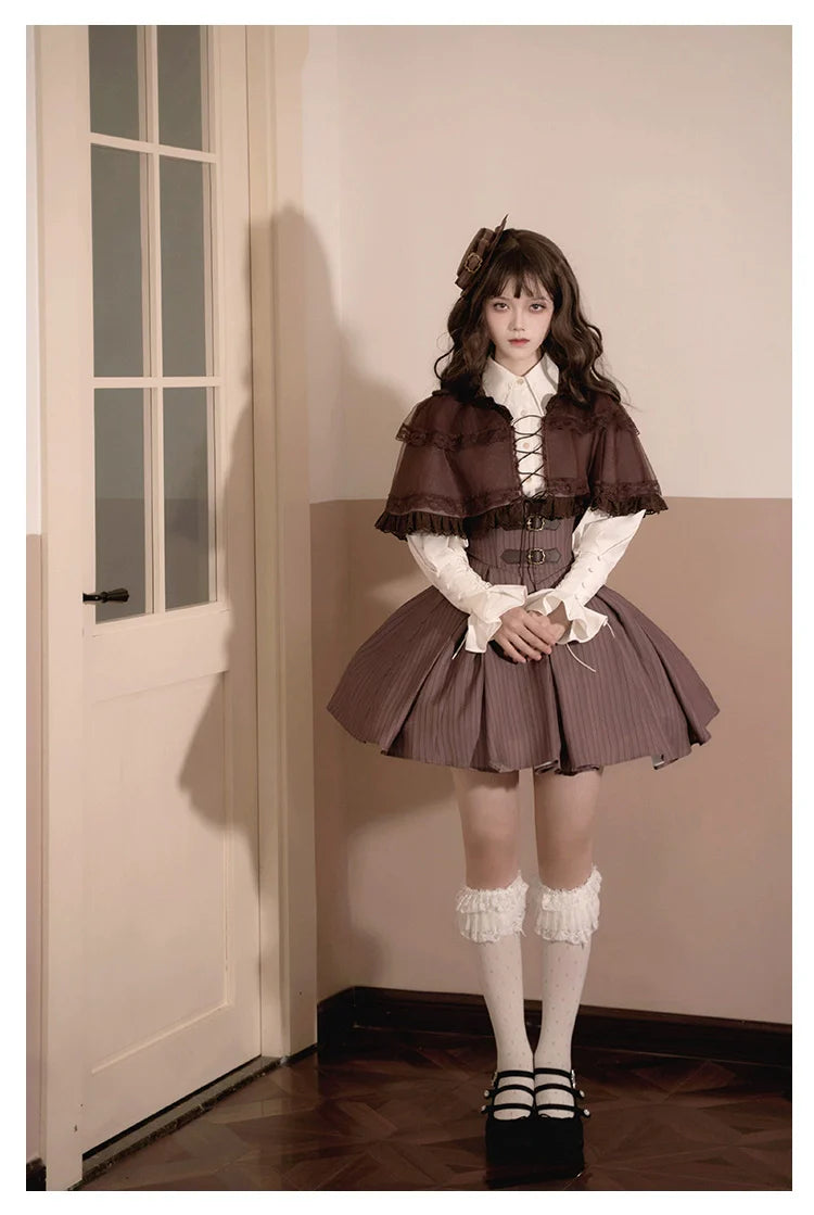 With PUJI - Ouji Lolita Shirt Bust-supporting JSK Dress