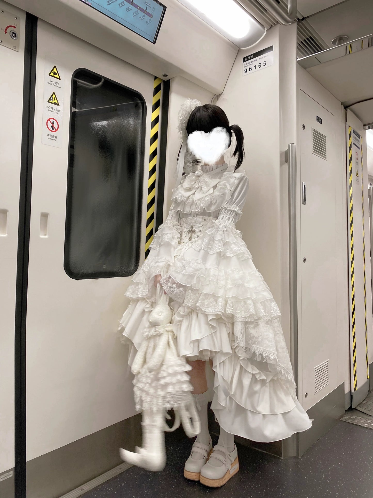 Nightingale Girl - Eternal Taboo - Gothic Lolita Dress with Princess Sleeve Shirt