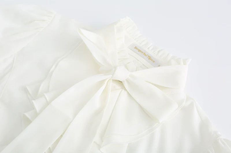 Immortal Thorn - Endless Promises - Vintage Ouji Lolita Shirt with Ruffle and Jabot Collar