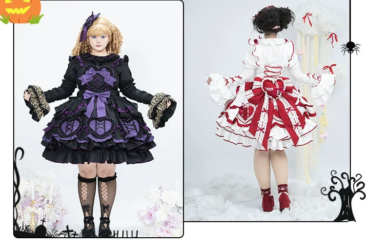 Chubby Cat Diary - Icing Sugar Gift Box - Plus Size Sweet Lolita JSK Dress Set
