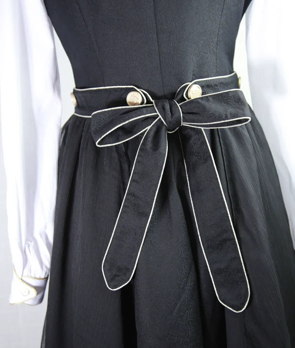 Immortal Thorn - Snow Shadow - Long Sleeveless Ouji Lolita Coat