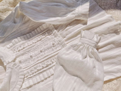 Yilia - J-fashion Ruffle Cotton Lolita Blouse