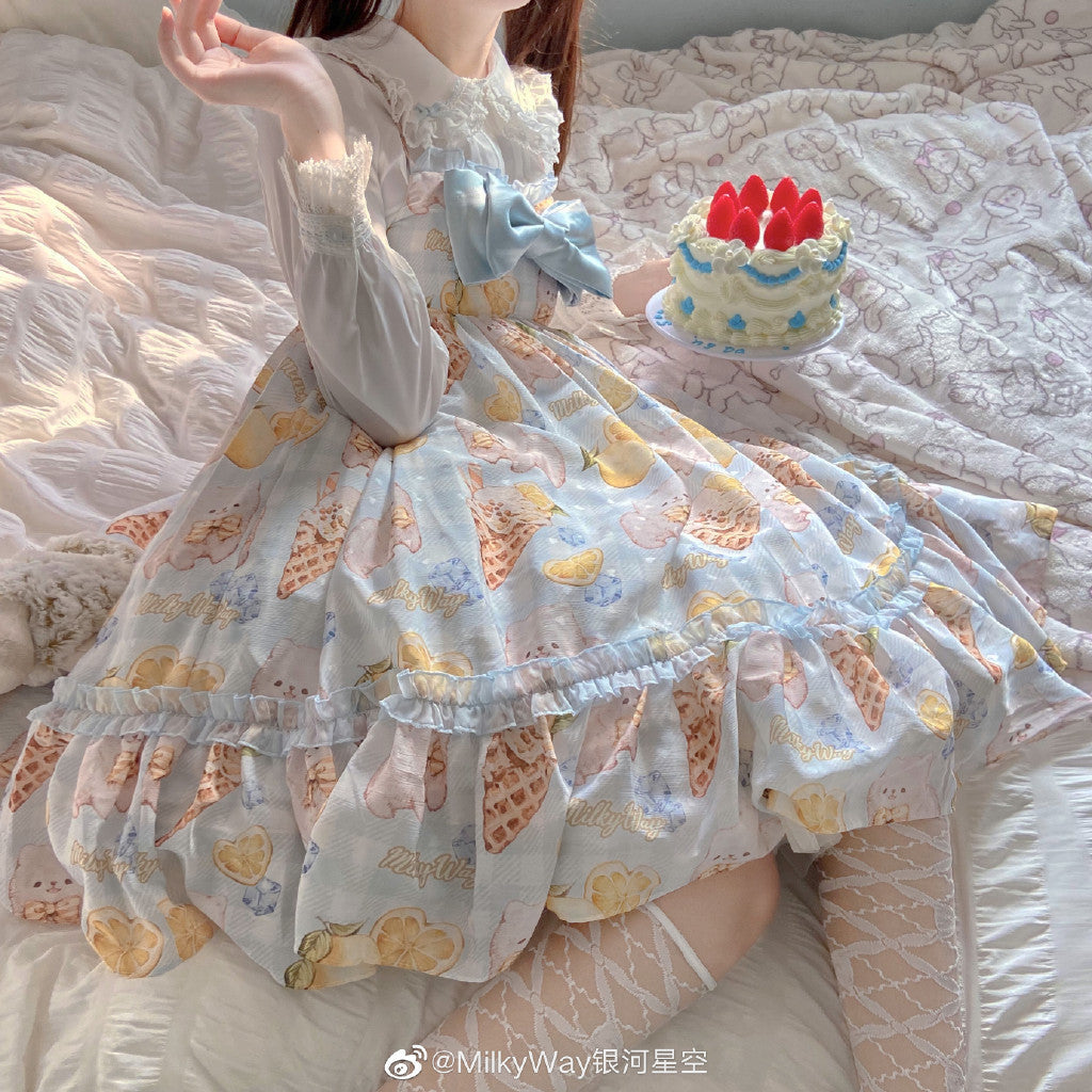 Milky Way - Lemon Puppy Lolita JSK Dress