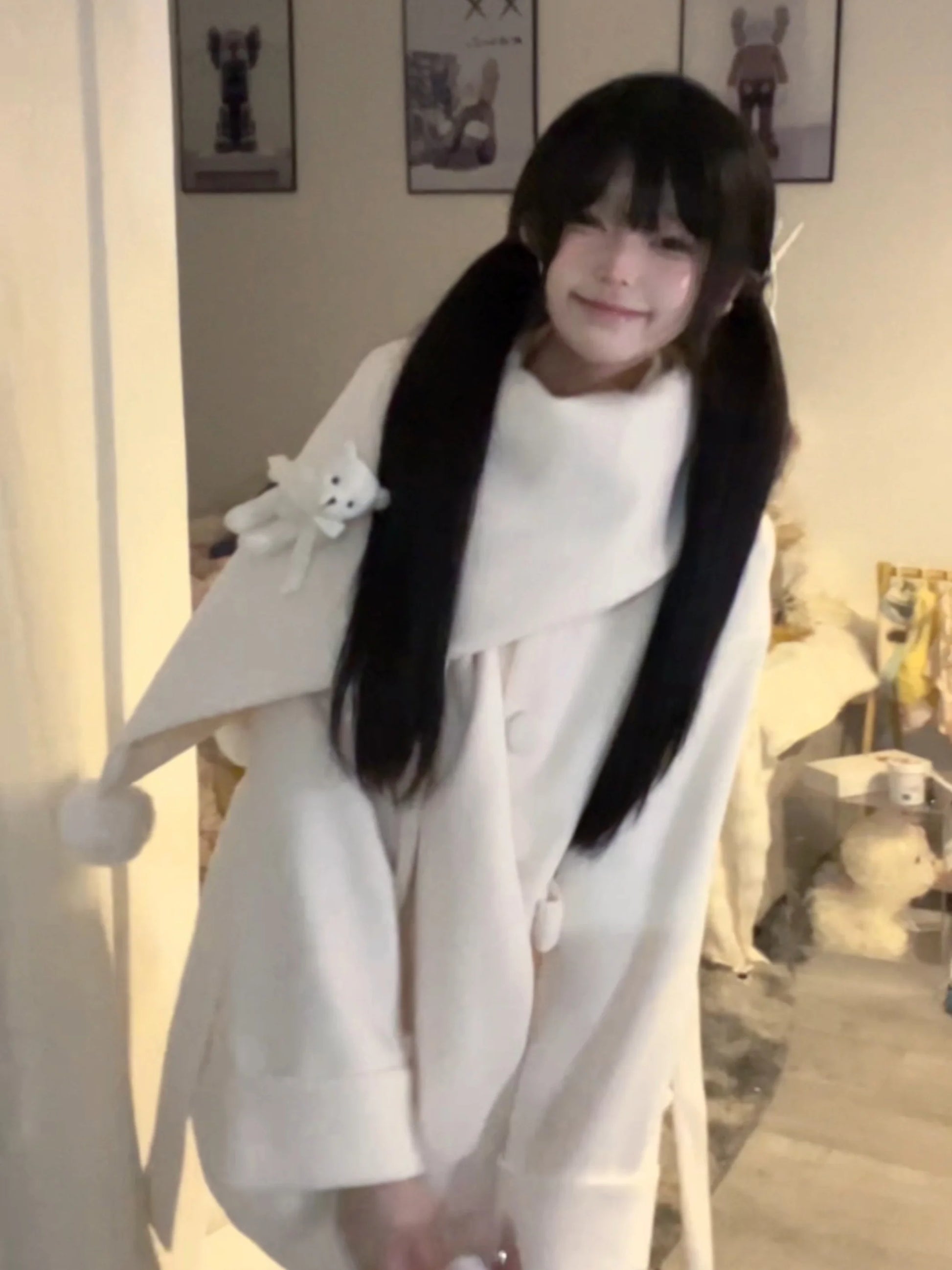 Platycodon House - Winter Sweet Lolita Coat Long Scarf Outerwear