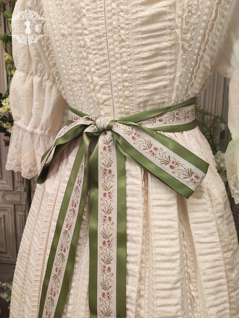 Miss Point - The Sally Gardens - Multicolors Ribbon Lolita Sash