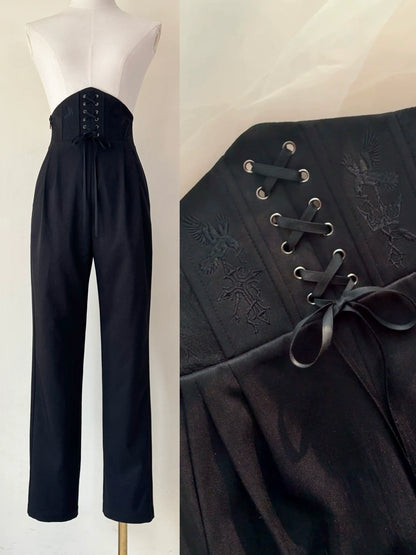 Silent Mars - Raven Crown - Gothic Lolita Suit Shirt Military Coat Skirt and Pants