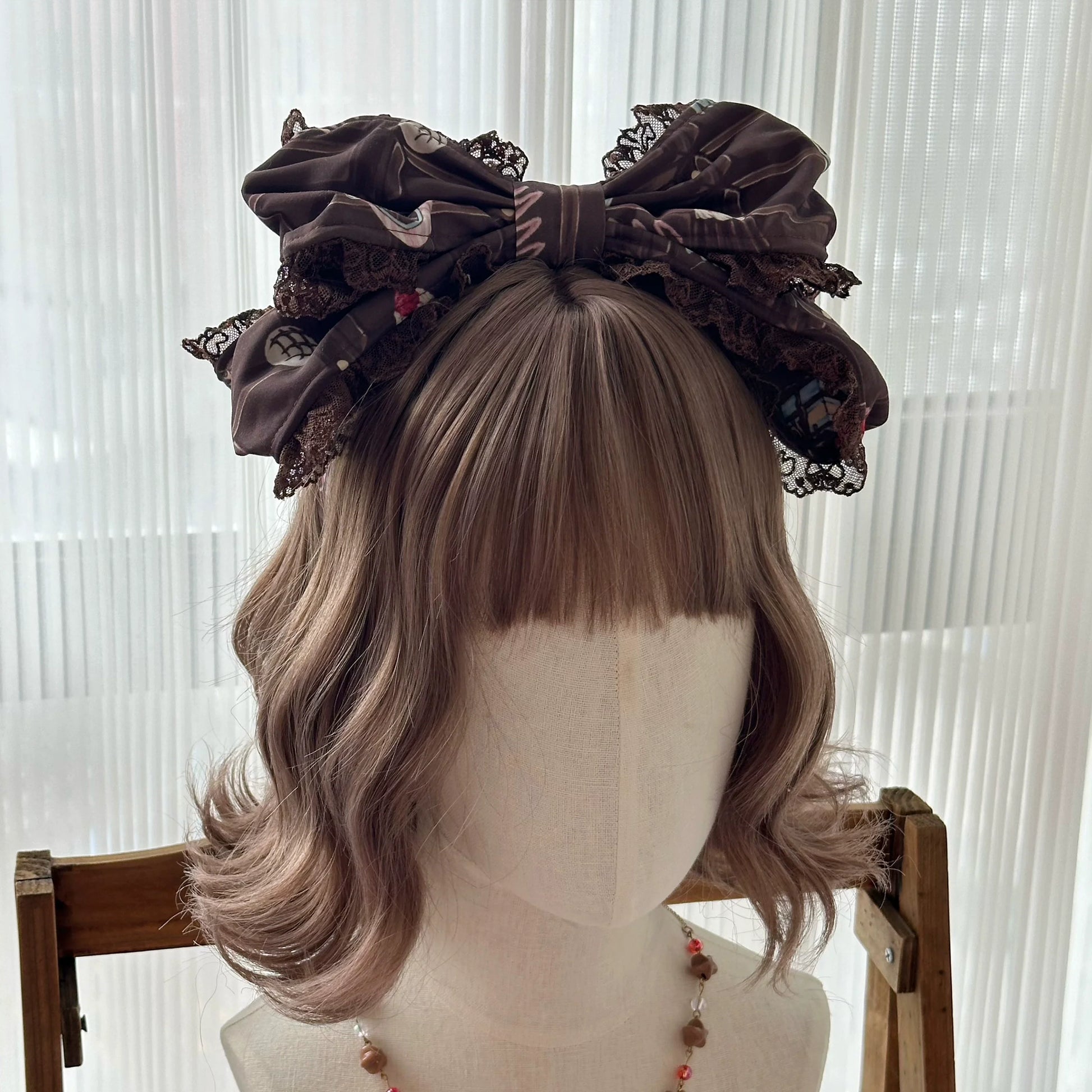 Sweet Dream Sheep - Chocolate Bear - Sweet Lolita Salopette High Waist Dress