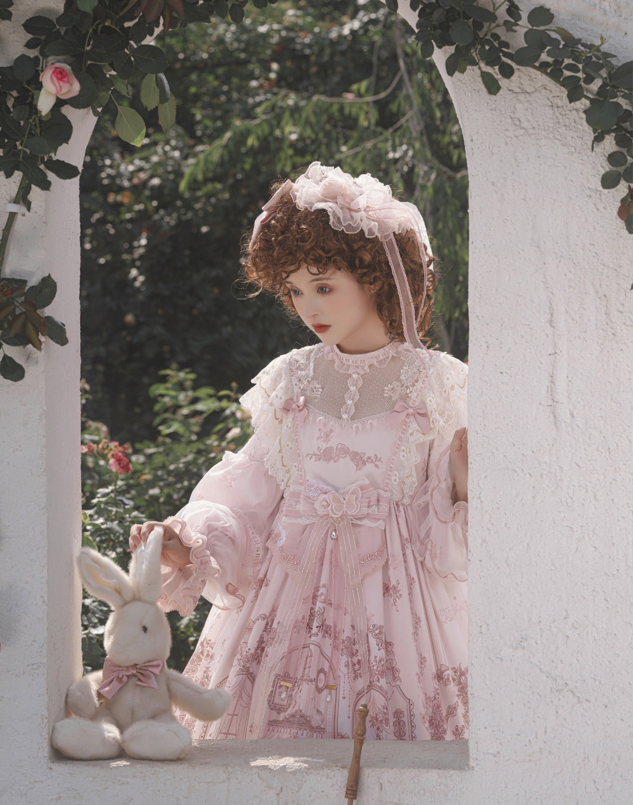 Garden Cat - Sunset Realm Lolita Bride Gorgeous OP FS