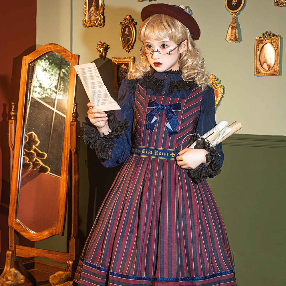 Miss Point - Custom-Made Lolita Elegant Stand Collar Lolita Shirt