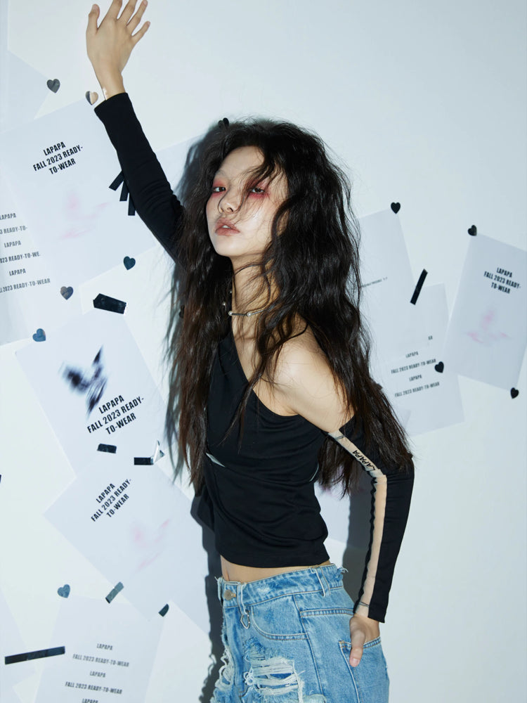 Sexy long sleeve t-shirt【s0000006326】