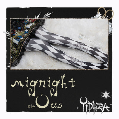 Yidhra - Midnight Circus - Argyle Digital Print Lolita Tights