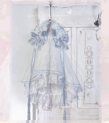 MieYe - Diana Rose - Bridal Lolita Dress Short Wedding OP with Accessories
