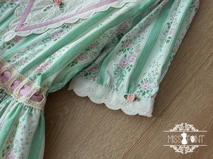 Miss Point - Happy Summer Elegant Lolita Floral OP Dress