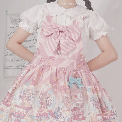 MIST - Sweet Short Sleeve Chiffon Lolita Blouse