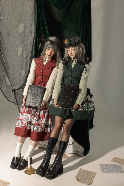 Frogic Studio - Magic Pharmacy - Vintage Lolita Vest Retro High-Waisted Lolita Vest