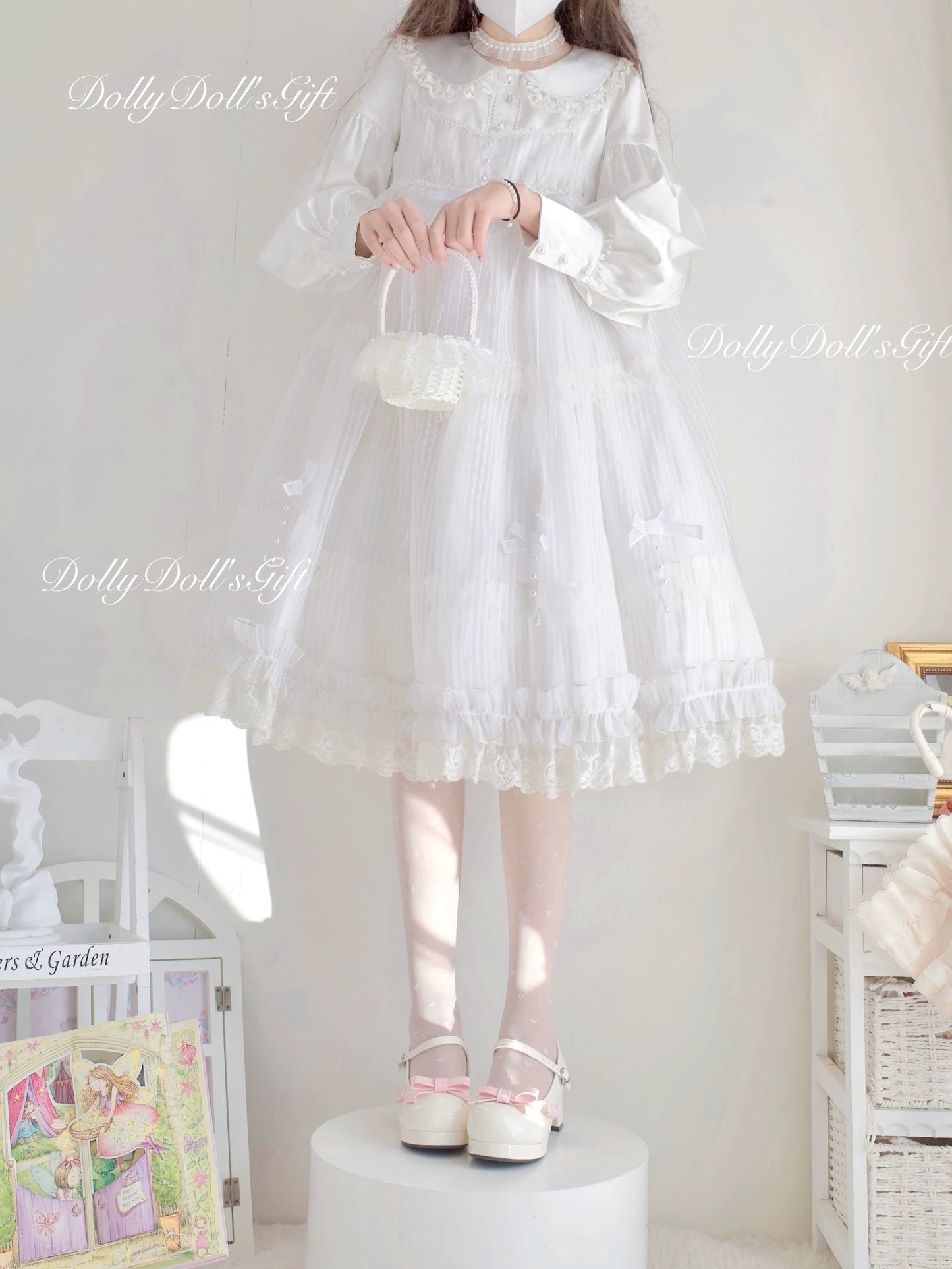 Dolly Doll - Lovers' Gift - Round Toe Middle Heel Mary Jane Lolita Shoes