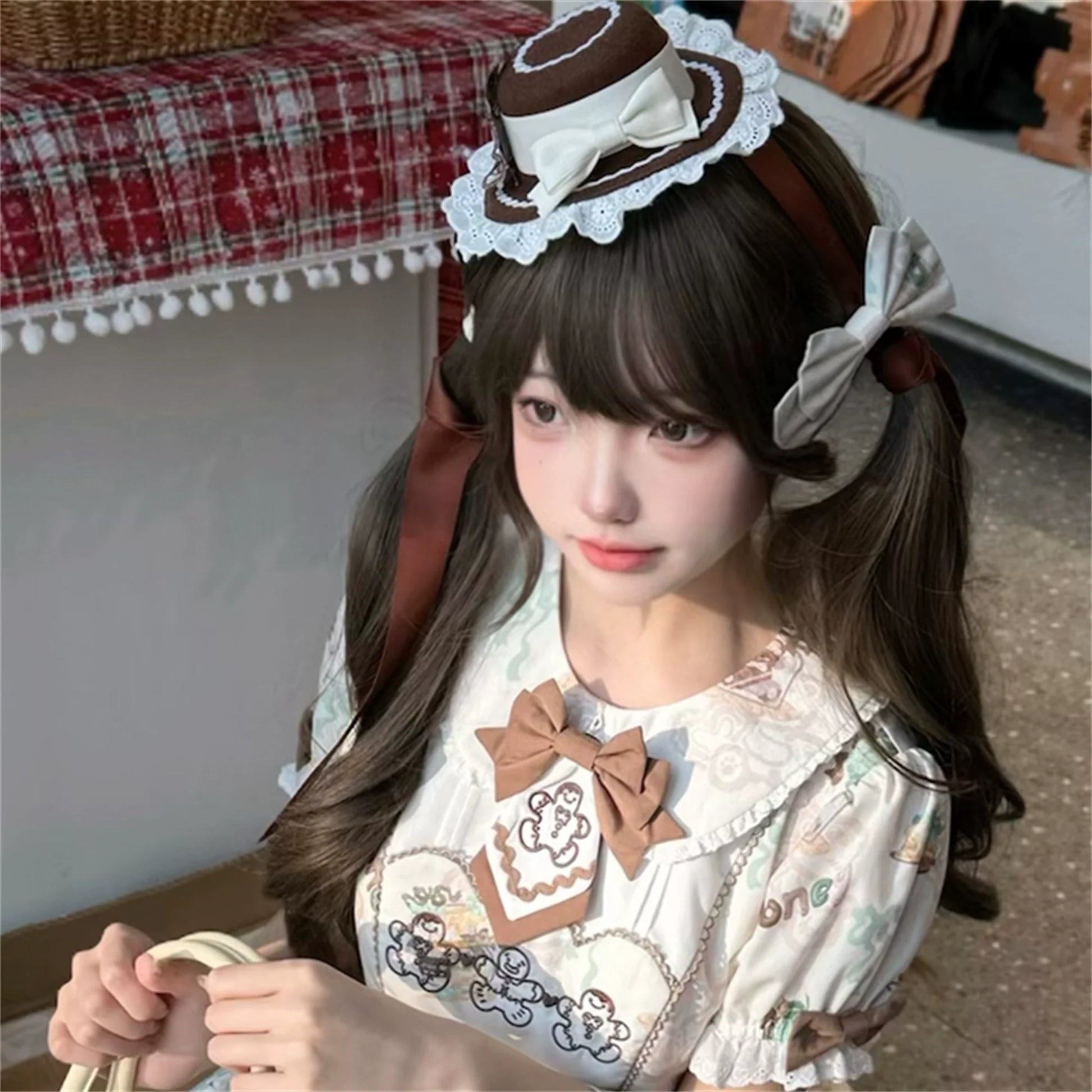 Babyblue - Bear Honey - Sweet Lolita Accessory Gingerbread Man Design