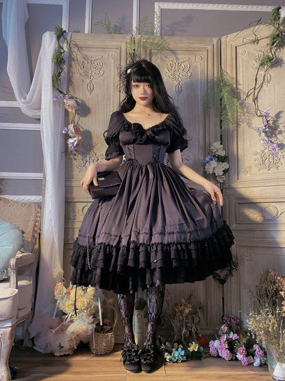 Sweet Wood - CLA Vintage French Lolita OP Dress