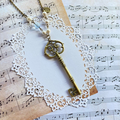 Halloween Alice - Vintage Lolita Key-Shaped Necklace Chain