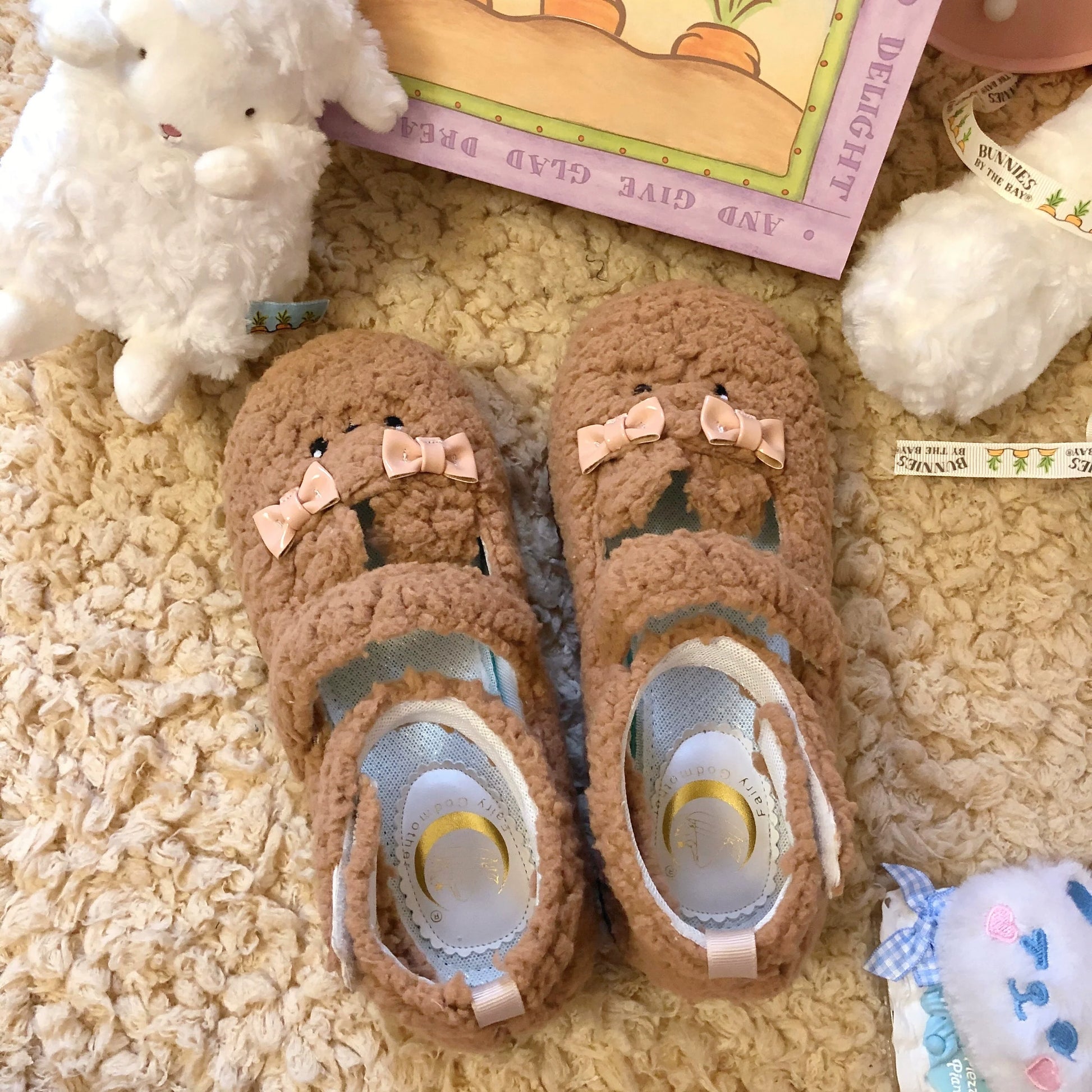 Fairy Godmother - Cute Plush Warm Round Toe Lolita Soft Sole Shoes