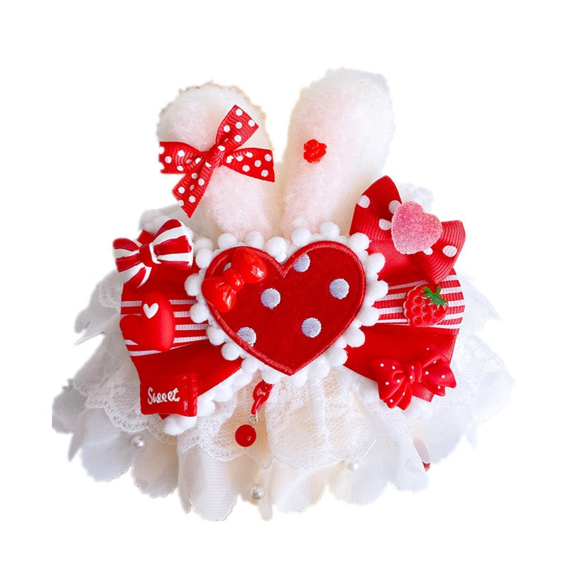 Sweetheart Endless - Sweet Lolita Lace Rabbit Ears Cuffs Multicolor