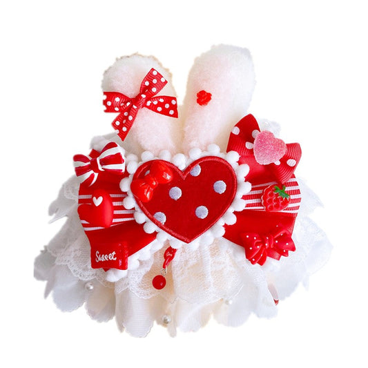 Sweetheart Endless - Sweet Lolita Lace Rabbit Ears Cuffs Multicolor