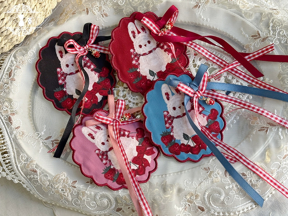 Miss Point - Forest Berry Bunny - Classic Lolita Accessory Cute Rabbit BNT KC and Brooch