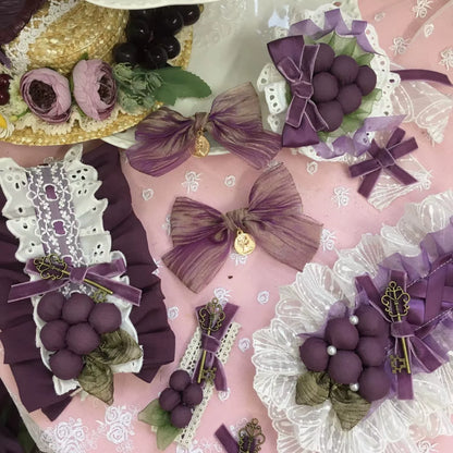 Chestnut Lolita - Louvre Vineyard Accessory Hairband Retro Lolita KC