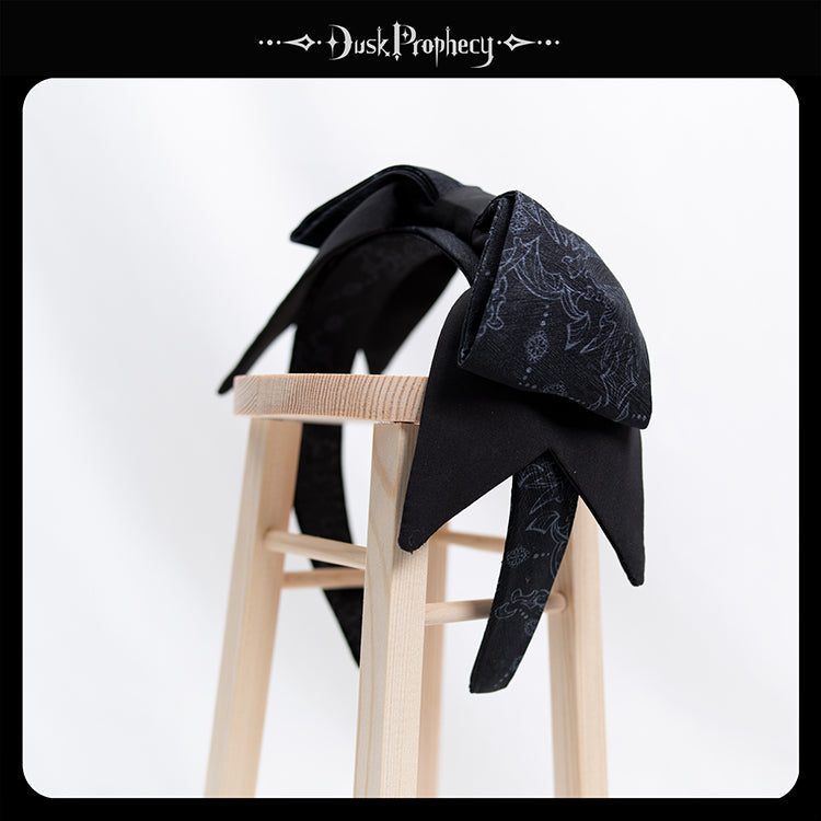 DuskProphecy - Coccyx - Elegant Lolita Hair Accessories Set Multicolors