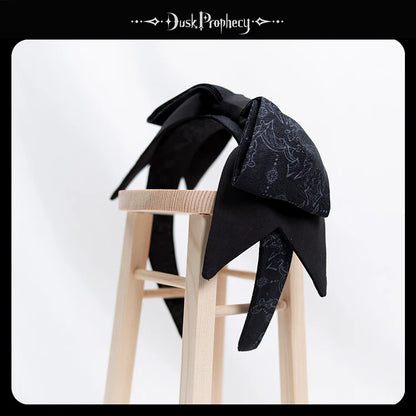 DuskProphecy - Coccyx - Elegant Lolita Hair Accessories Set Multicolors