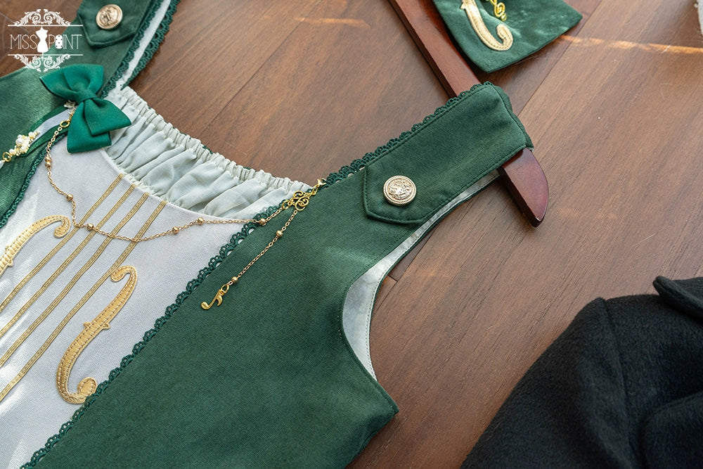 Miss Point - Customized Lolita Jumper Dress - Elegant College Lolita JSK