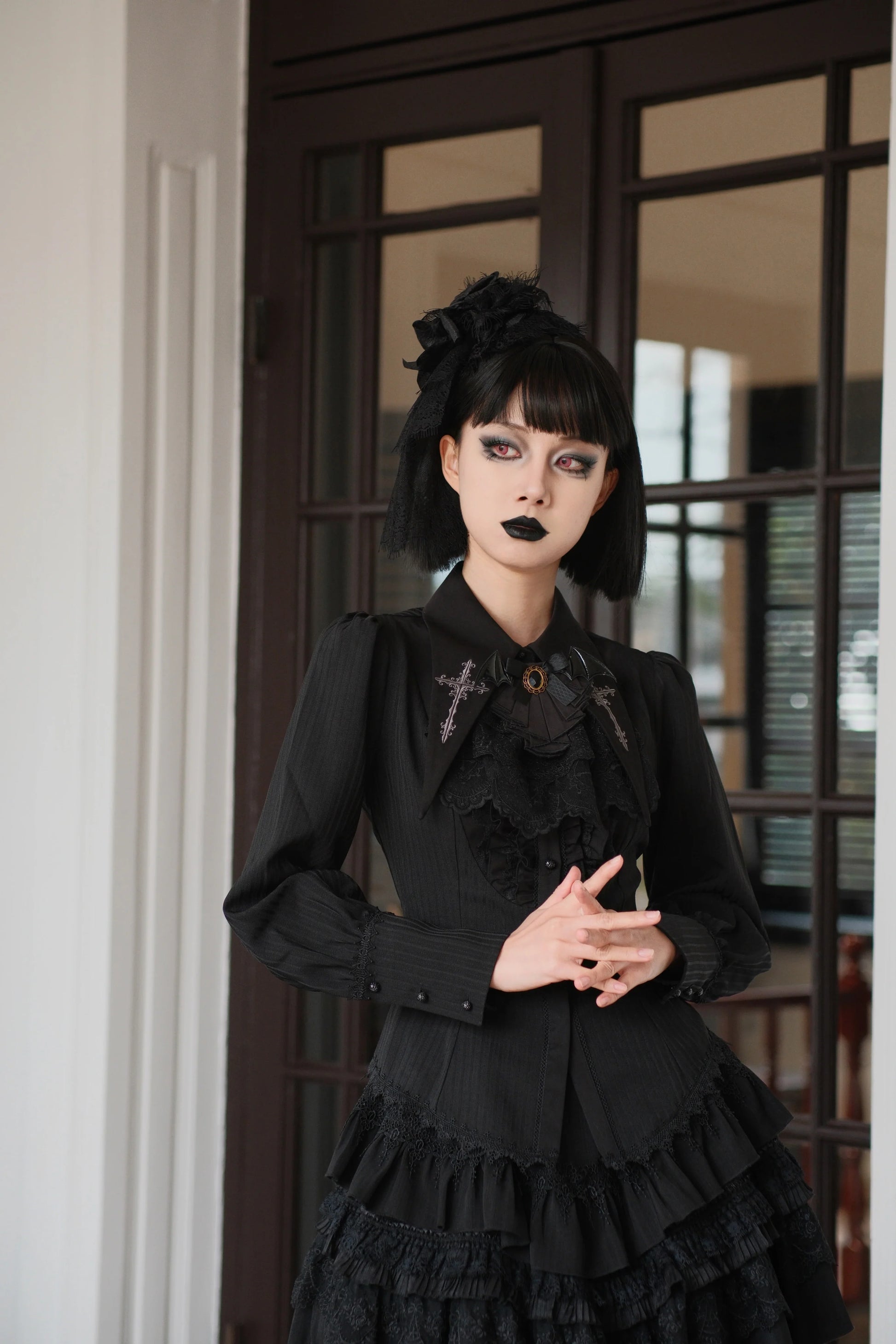 Summer Story - Elegant Lolita Bib Lace Lolita Accessory