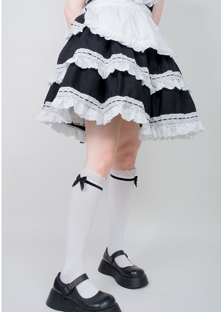 Roji roji - Spring Bow Lace Sweet Cotton Socks