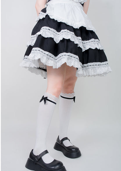 Roji roji - Spring Bow Lace Sweet Cotton Socks