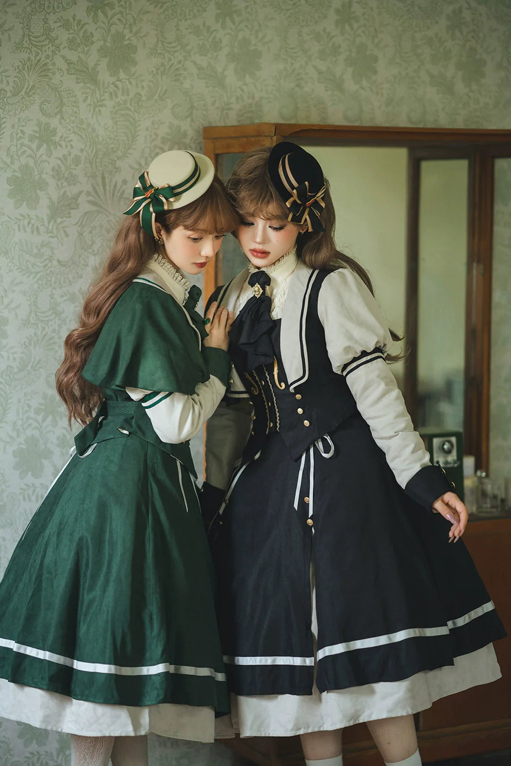 Miss Point - Golden Movement - Elegant Lolita Fishbone Skirt Customized