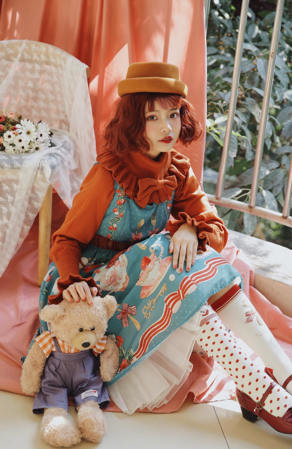 PPX STUDIO - Sweet Lolita Woolen Sweater Multicolors