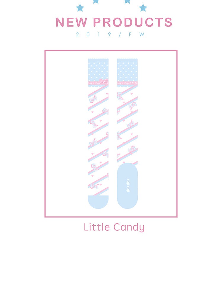 Roji roji - Little Candy Cotton Lolita Knee Socks