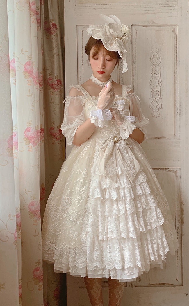 Sweet Wood - Secret Garden In Midsummer - Elegant Lolita Bridal JSK