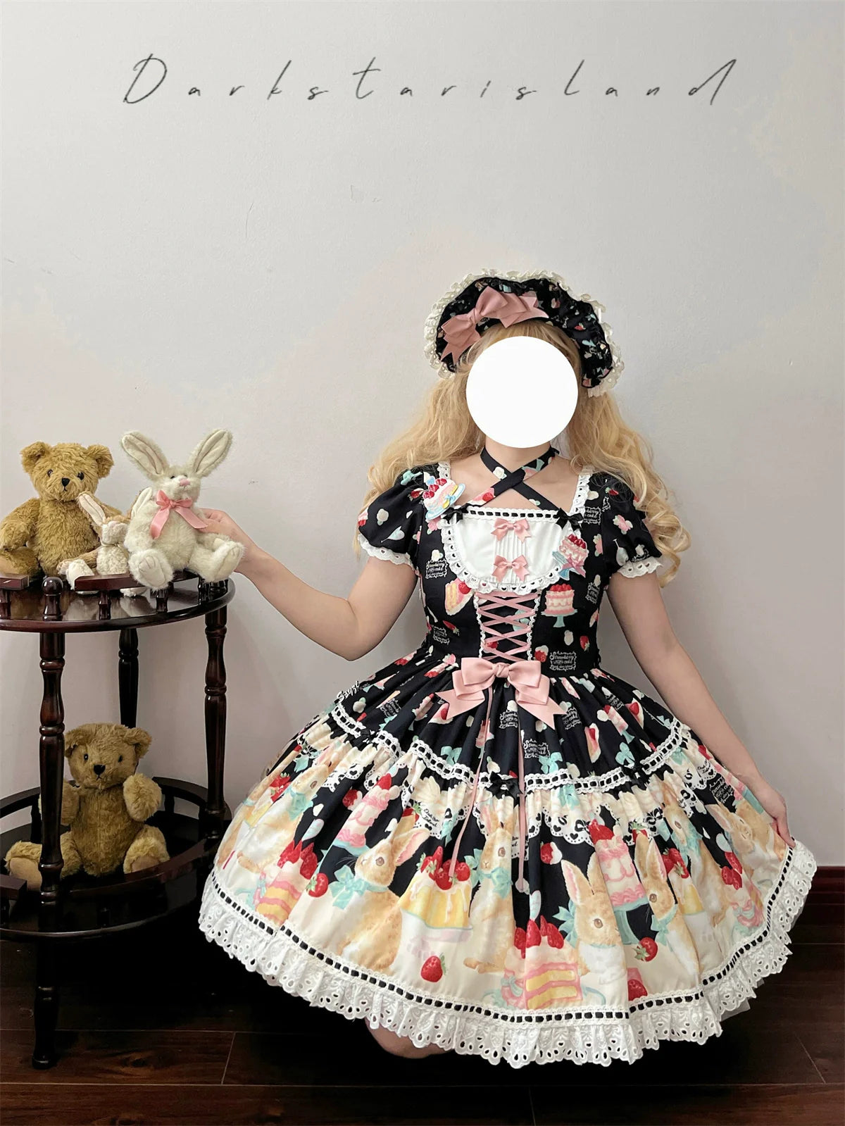 Dark Star Island - Honey Bunny Cake - Sweet Lolita JSK/OP/Strap SK/Shirt