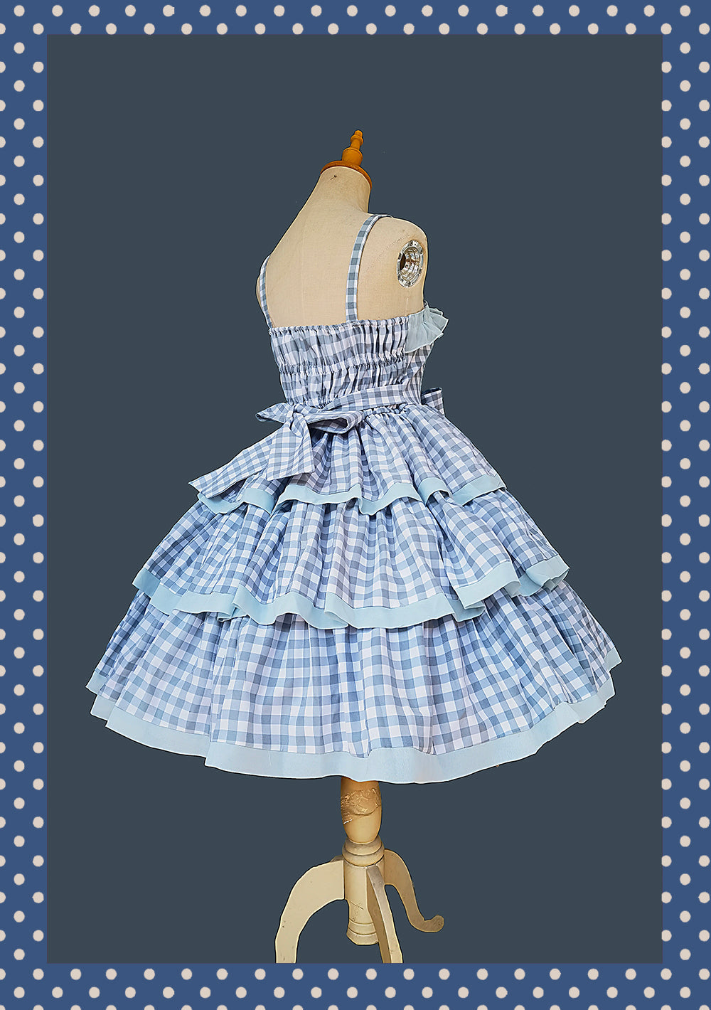 Infanta - Cloth Cat - Kawaii Lolita JSK Multi-Color Tiered Ruffles Dress