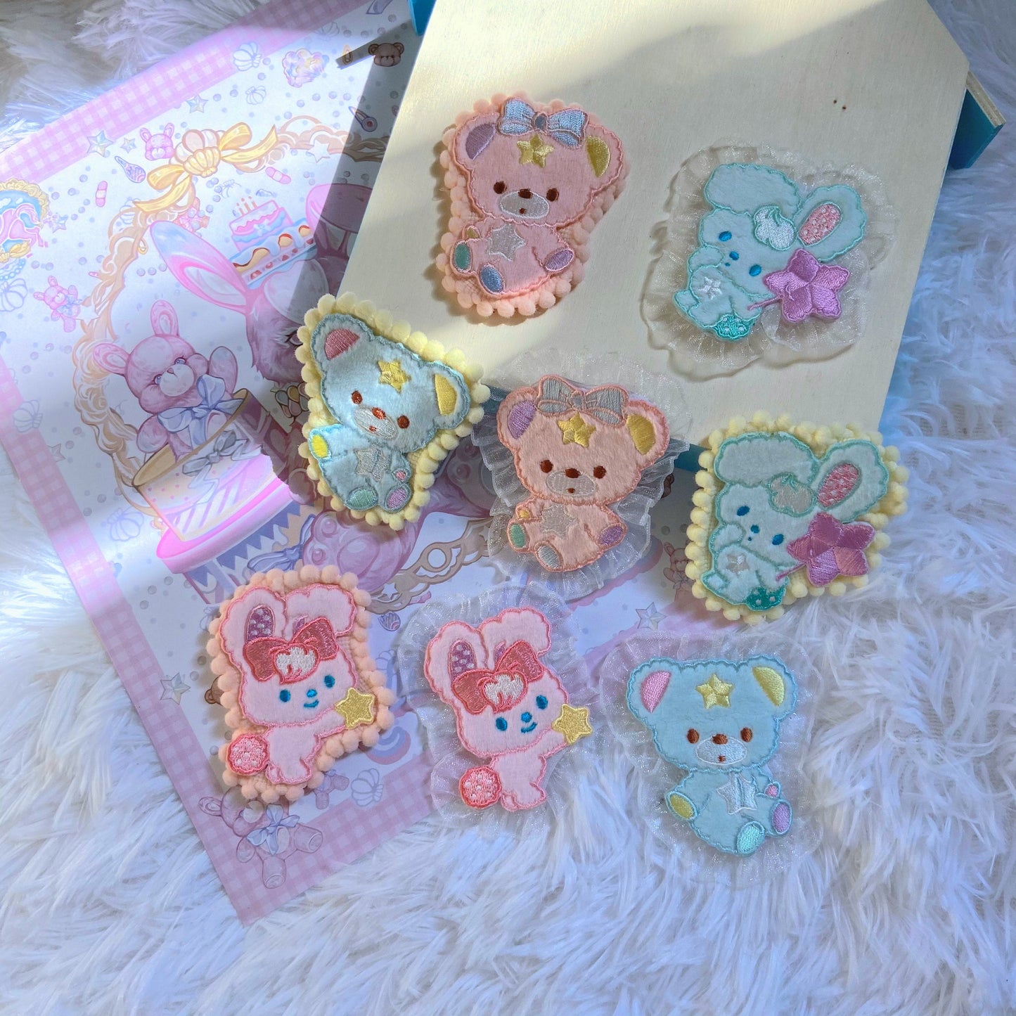 Bear Doll - D&I&T - Cute Lolita Badge and Hair Clip Accessory