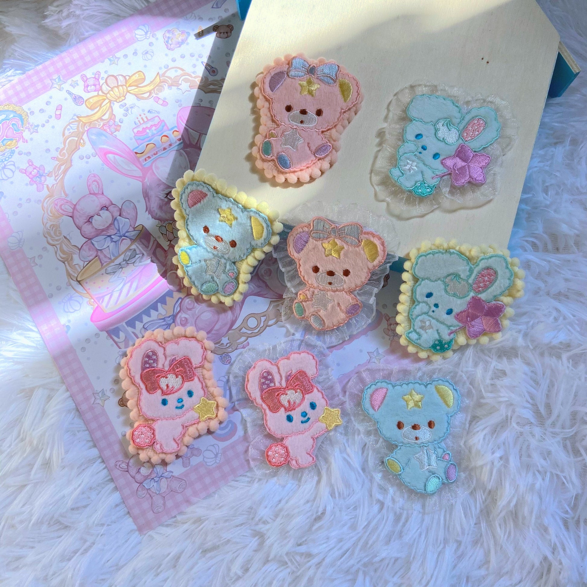 Bear Doll - D&I&T - Cute Lolita Badge and Hair Clip Accessory