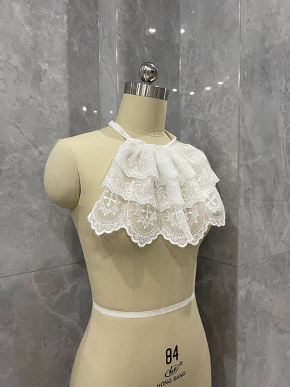 Summer Story - Elegant Lolita Bib Lace Lolita Accessory