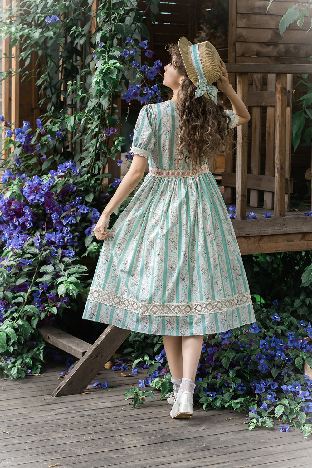 Miss Point - Happy Summer Elegant Lolita Floral OP Dress