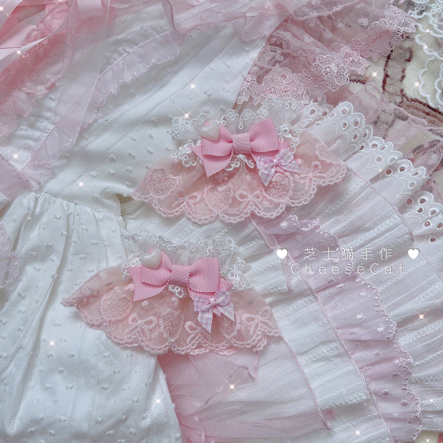 Cheese Cat - Sweet and Happy Flower Limited Lolita Cuff