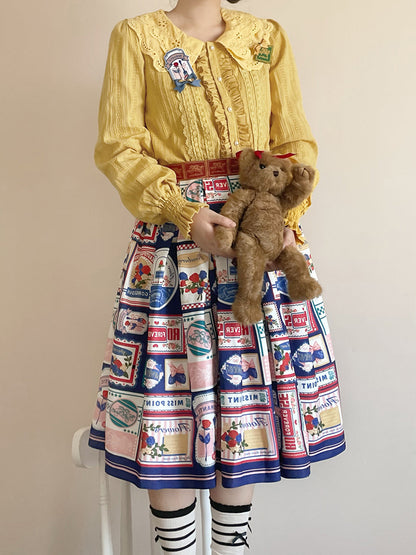 Miss Point - Vintage American Double-layer Lolita Blouse