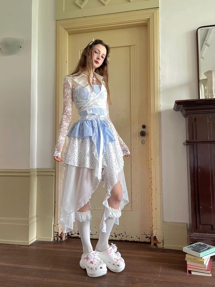 Angel suspender dress【s0000008727】