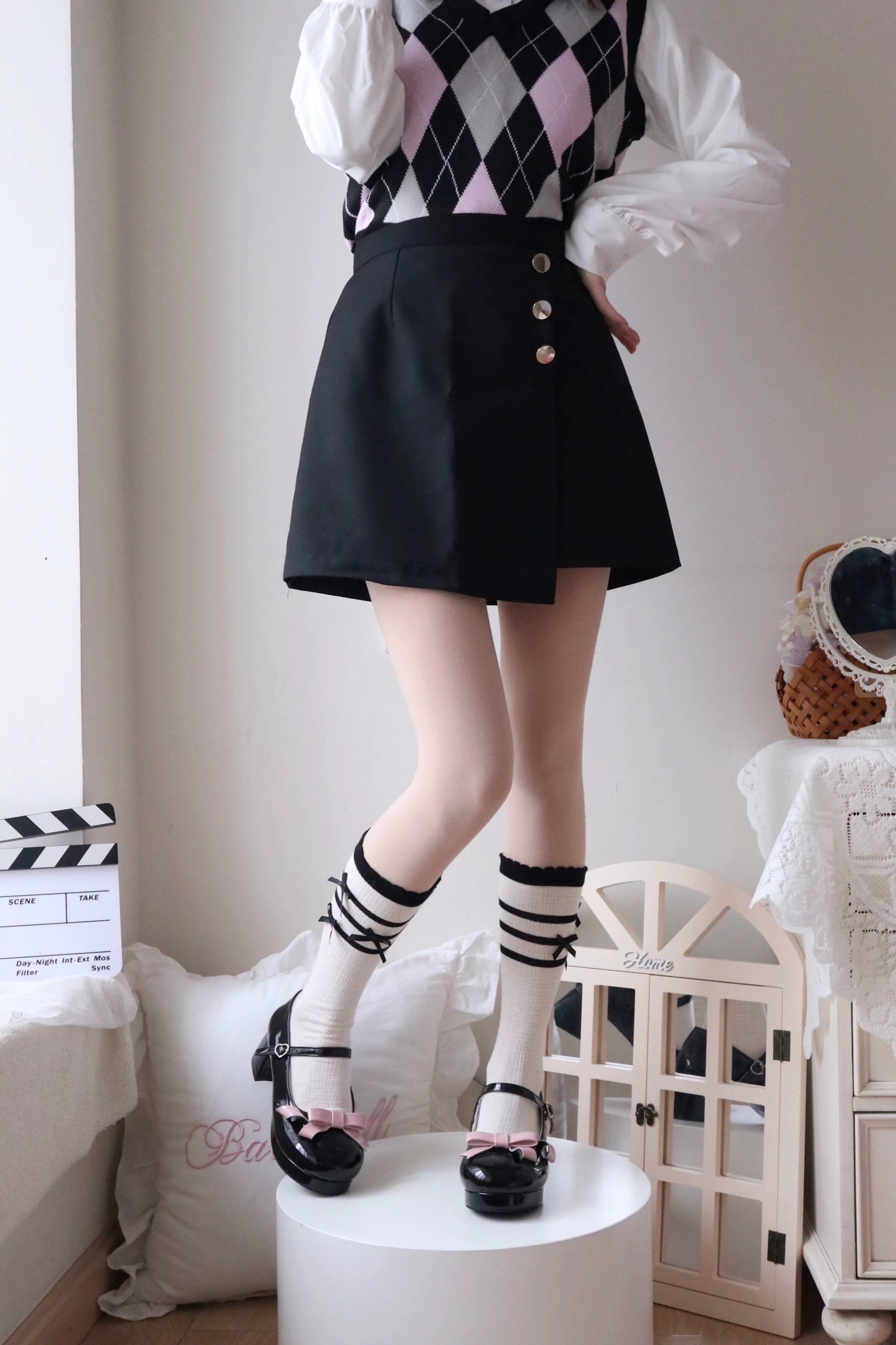 Dolly Doll - Lovers' Gift - Round Toe Middle Heel Mary Jane Lolita Shoes