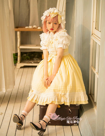 Magic Tea Party - Cute Lolita Jumper Dress Multicolors JSK